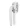 Window handle tundra 004wh, metal, white color