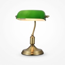 Luminaire desktop Maytoni Z153-TL-01-BS, 1HE27, 40W, 18x26x36 cm, brass color