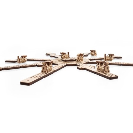 Board game 3D dominoes "Mexican train" EWA-4