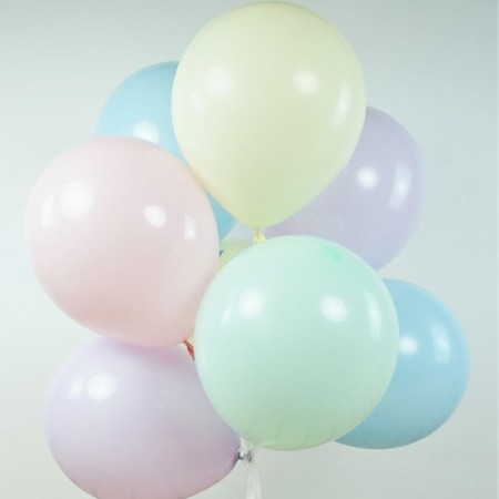 Latex ball 12 ", pastel, pasta, set of 100 pcs., Mix-3