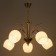 Sonata chandelier 5he27 40W gold 65x65x33-54 Bayerlux
