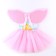 Carnival set "Charm", 5-7 years old: skirt, wings