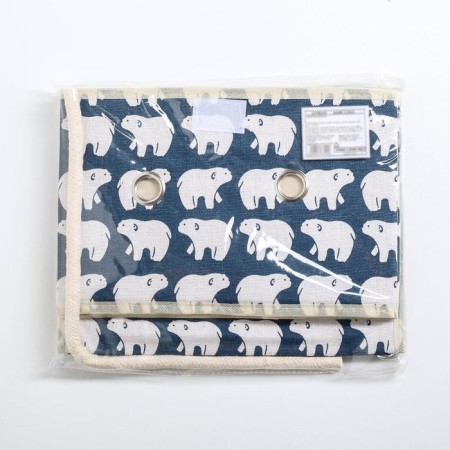 Stellyer box for storage with a lid "Northern Bear", 25 × 20 × 17 cm, blue color-4