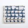 Stellyer box for storage with a lid "Northern Bear", 25 × 20 × 17 cm, blue color