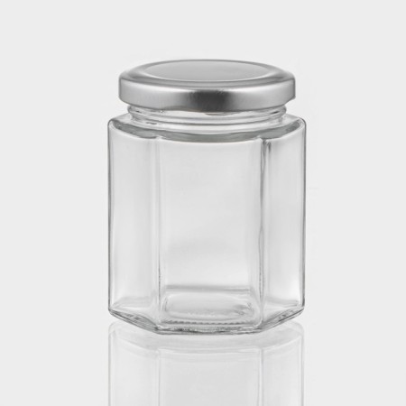 Glass jar for spices with a metal lid "Idell", 160 ml, 6.8 × 8.5 cm, mixing color mix
