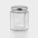Glass jar for spices with a metal lid "Idell", 160 ml, 6.8 × 8.5 cm, mixing color mix