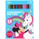 Color pencils, 18 colors, trihedral, Minnie Mouse and Unicorn