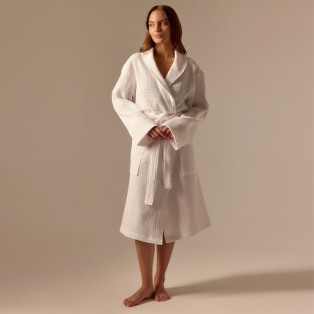 Welfare Women's bathrobe SL Home: Basic "Blanc de Blanc", size XL, 100% cotton, 300 g/m2-5