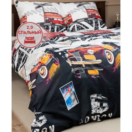 Bed linen 2 joint venture amore mio, size 180x210 cm, 175x215 cm, 70x70 cm - 2 pcs
