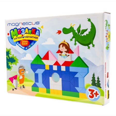 Soft magnetic mosaic "Castle"
