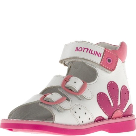 Baby sandals, size 27, pink-white color