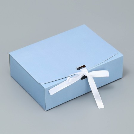 Gift folding box, packaging, “blue”, 16.5 x 12.5 x 5 cm-1
