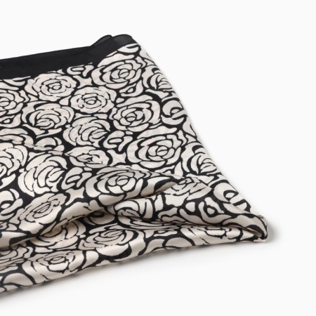 Women's scarf minku rr 70*70 cm, col. black-1