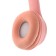 Headphones Ergolux ElX-BTHP02-C14, wireless, invoices, microphone, 250mach, FM, pink