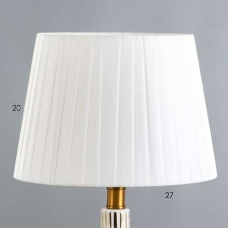 Armando table lamp E27 40W white-gold 28x28x55 cm Risalux-3