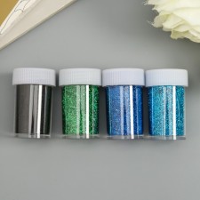 Glitter in a jar with a dispenser 