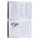 Diary half -dated A5+, 208 BOSS sheets, solid cover, artificial leather, gold cut, brown