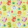 Glossy packaging paper "Cute animals", 70 x 100 cm