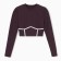 Female jumper, plum color, size 46 (m)