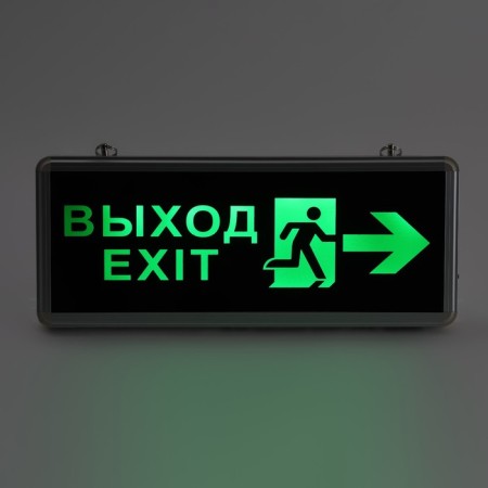 Emergency lamp ERA SSA-101-3-20 Exit-Exit man, SSA-1, 358x145x23 mm, iP20, LED, 3W, 40LM, color silver-4