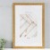 Photo frame Plastic "Mira" 40x60 cm, 651618 gold (plastic screen)
