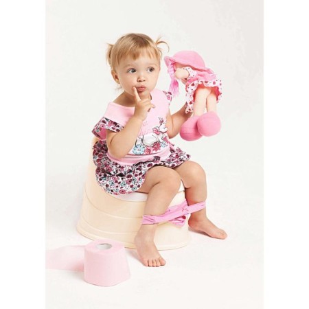 Children's pot, removable bowl, beige color-1