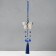 Suspension from the evil eye Metal "Butterfly with bells and brush" 7x30 cm