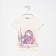 T-shirt for a girl, color light-beige, height 104