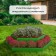 The flowerbed is galvanized, 2 tiers, d = 60–80 cm, h = 30 cm, bright green, Greengo