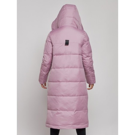 Coat insulated winter female, size 42, purple color-13