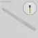 Metal file for nails, 13.5 cm, in a case, silver color