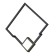 Wall lamp Mantra Boutique, Led, 1370lm, 3000k, 400x75x400 mm, black color