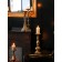 Summary Metal for 1 candle "Ferro" aged bronze 14.5x14.5x38.5 cm