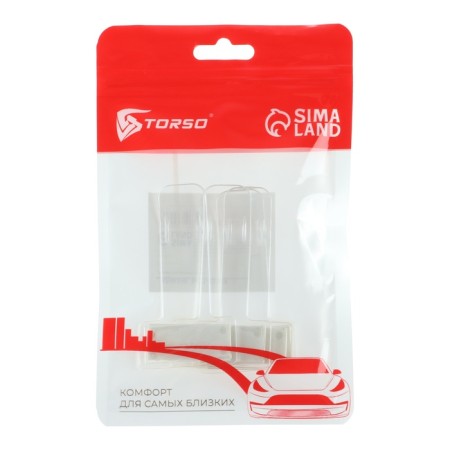 Lobe glass clamp, 7.5x4 cm, transparent-2