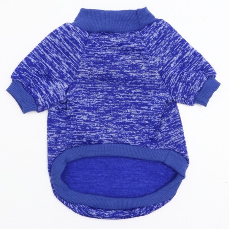 Melange sweater, size S (DS 20, Osh 23, og 25 cm), blue-5