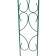 Sadovaya arch, collapsible, 250 × 120 × 30 cm, metal, green, "pattern-2"