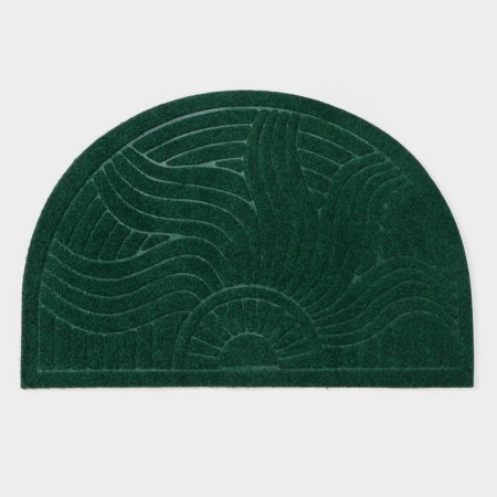 Mat with a moisture -drowning half -rounded without a trim “sun”, 40 × 60 cm, color mix-7