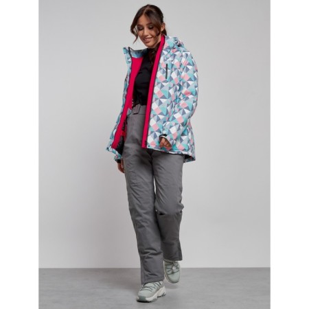 Ski costume female winter, size 42, color gray color-10