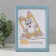 Photo frame Plastic "Watercolor" 15x21 cm, blue