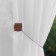 Picking for curtains “Circle and square”, D = 4 cm, 3.5 × 3.5 cm, brown color