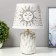 The table lamp "Sun" E14 15W Beige 31x20x20cm Risalux