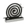 Spiral stand from mosquitoes and incense, metal, "snail"