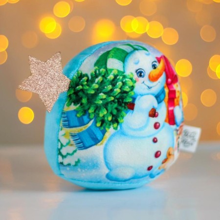 Soft toy "New Year", snowman-1