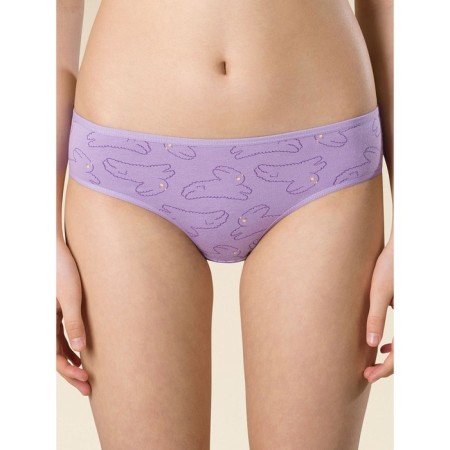 Panties for girls, height 104 cm, lavender, peach, azure color, 3 pcs-9