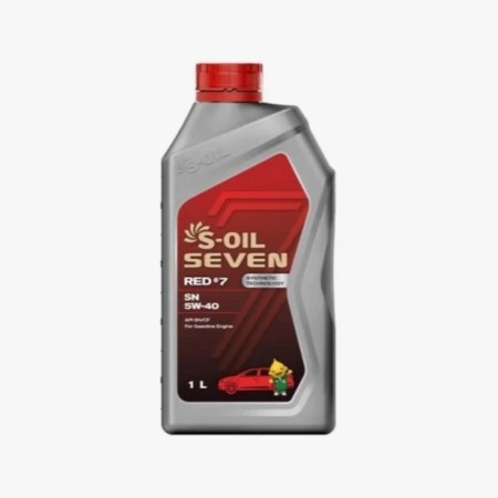 Motor oil S-Oil Red #7, 5W-40, SN/CF, synthetic, 1 liter