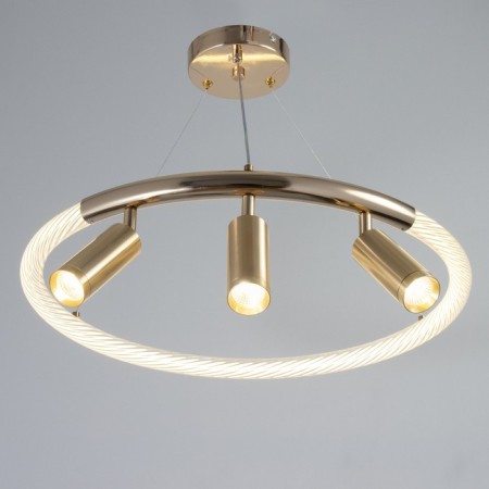 Bayerlux Lamp Viati Led 57W gold 50x50x14-100 cm-1