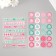 Stickers for creativity "Snow love" set 2 sheets 22x12.5 cm