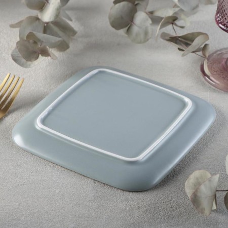 Ceramic square plate "Grace", D = 15 cm-2