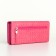 Women's wallet on magnets, pink color