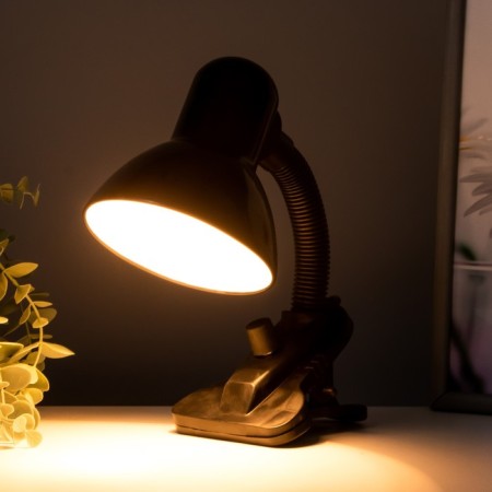 E27 desktop lamp, light regulatory, on the clamp (220V) black (108a) Risalux-10